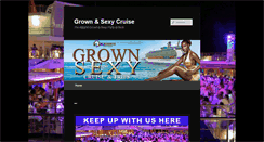 Desktop Screenshot of grownandsexycruise.com